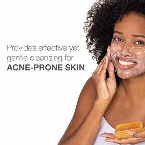 Pločica za čišćenje lica za kožu sklonu aknama, formula bogata glicerinom bez lijekova, nježno čisti bez prekomjernog sušenja, bez