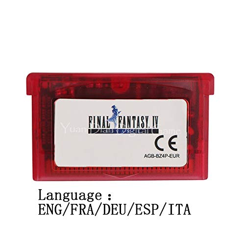ROMGAME 32 -bitna ručna konzola za video igranje za video igre Final Fantasy IV Advance Eng/FRA/DEU/ESP/ITA jezik EU verzija Clear