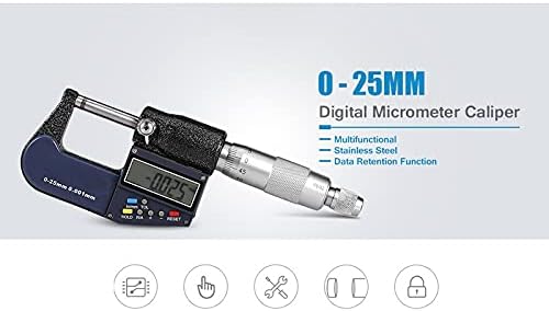 0-25 mm mikrometar elektronički digitalni kalibar kalibar mikrometar