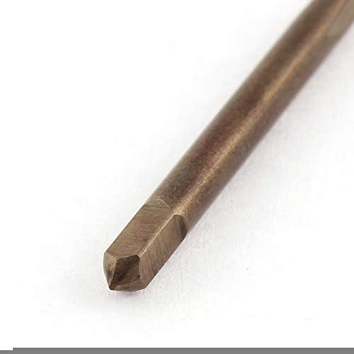 Aexit m2 x slavine 0,4 mm 50 mm dugačka ravna flauta kobaltna spiralna cijevi tapka točke dodir