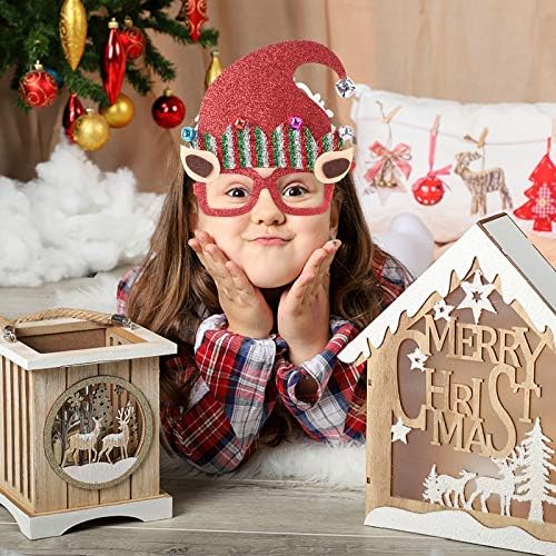 Soimiss 3PCS Lijep crtani božićni naočale Smiješne dječje naočale za dom