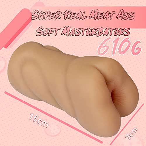 muški analni masturbator od 610 g s velikim anusom, Realni analni masturbator s bucmastim bokovima i uskim anusom za mušku masturbaciju,