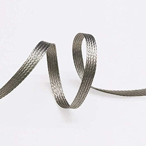 Bakrena pletena žica 1M / 3,28ft limeni bakreni pleteni ravni kabel 1m / 3,28ft fleksibilnost goli metalni pleteni Rukav žica za uzemljenje