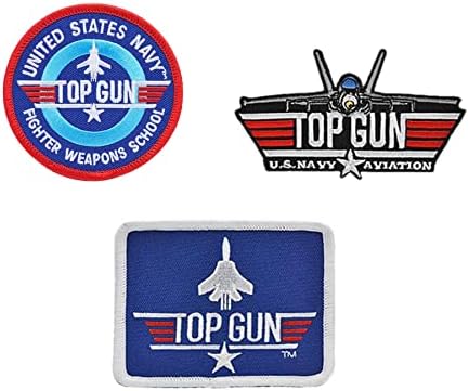 Iron-on Top Gun Clathers za jakne, Maverick Top Gun Clatss za letenje odijela i pilot patch maverick flather za patch