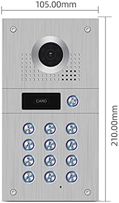 Žičani video interfon od 960 inča s kamerom i kodnom tipkovnicom kartice sustav kontrole pristupa snimanje detekcije pokreta