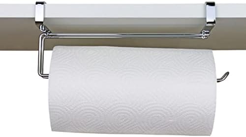 Zerodeko 2pcs nehrđajući čelični rolni nosač papirnatog ručnika za skladištenje kuhinjskog ormarića ormarića tkiva za nokat bez vješalice