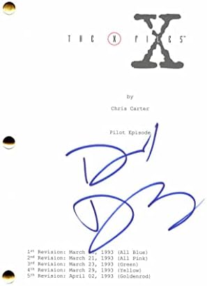 David Duchovny potpisao je autogram pilot scenarija X -Files - Fox Mulder Costarring: Gillian Anderson & stvorio Chris Carter - Californionation,