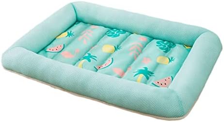 Ｋｌｋｃｍｓ meka prostirka za hlađenje psa, prijenosni podni jastučić za pranje poda, prozračan, zeleni s