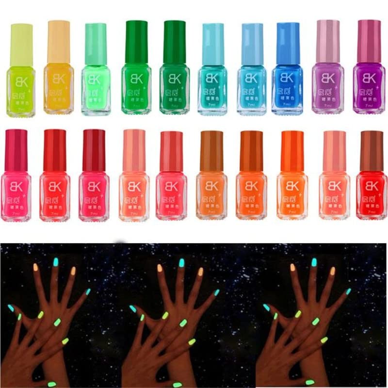 20 boja serija fluorescentnog neonskog svjetlucavog gel laka za nokte za sjaj u tamnom f824 -