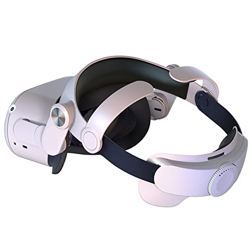 Remen za glavu za Oculus/Meta Quest 2, podesivi remen, poboljšana uranjanje i uranjanje u igru, smanjite udoban dodir lica