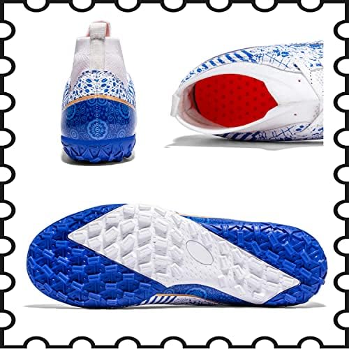 Wingfai muške nogometne cipele Creams Professional Visoko vrhovni prozračni atletski nogometni cipele na otvorenom/zatvorenim profesionalnim