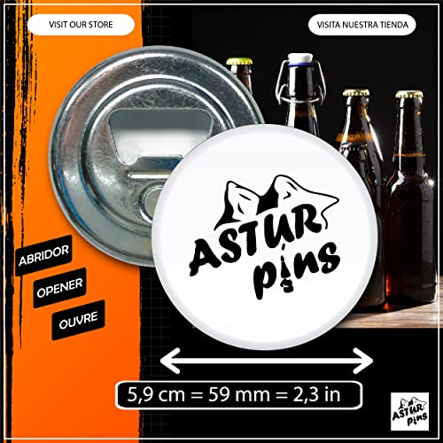 Astur Pins - Otvori za otvaranje boca Tsuruta Općinske zastave regije Tohoku Japan Japan - Otvarač piva za boce, originalni pokloni,