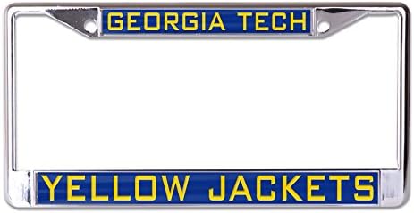 Wincraft NCAA Georgia Tech Tech Yellow Jackets umetnuti metalni okvir registarske tablice, 2-tag uglovi