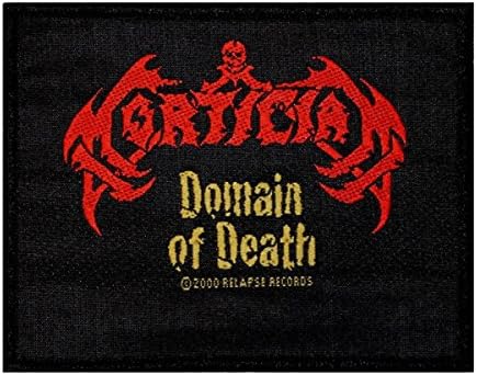 Mortician Domain of Death Patch Logo Metal Band Music Woven šivanje na Applique