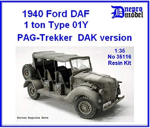 Model Dnipro - 1940 Ford DAF 1,0 t Type 01Y PAG-Trekker DAK verzije DM35116, kit modela u mjerilu 1/35
