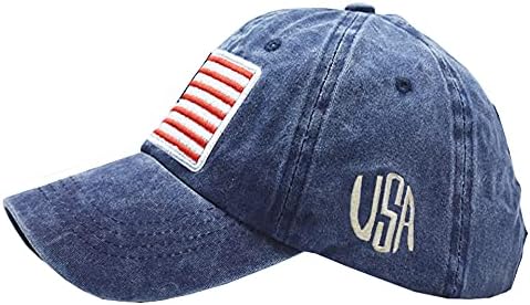 Podesiva bejzbolska kapa šešir s američkom zastavom pokrivalo za glavu sportska kapa na otvorenom šiljasta pamučna kapa