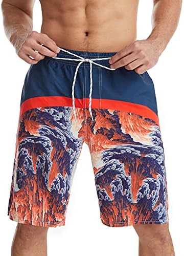 Brzo sušenje labave pruge za surfanje uzorak moda casual plaža kupaći kostim muških vrućih bodova kratke hlače