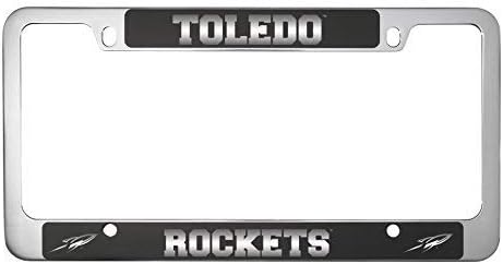 University of Toledo -Memetal registarska tablica crna