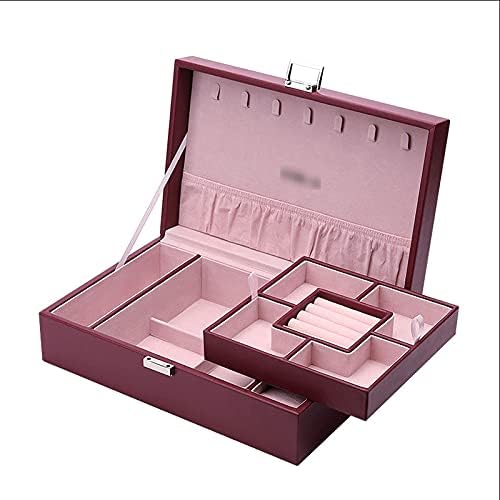 Kutija za skladištenje nakita Lagano luksuzni okvir nakita Ogrlica za skladištenje nakita/prstena/naušnica izvrsna kutija za vjenčanje
