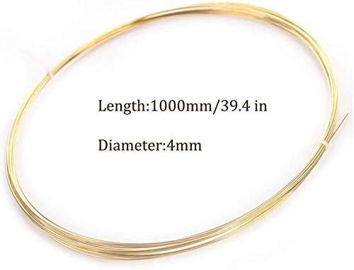 Bakrena pletena žica 962 mesingana žica okrugla žica za izradu zavojnica linija za lemljenje Mesingana bakrena gola Linija 9, duljina: