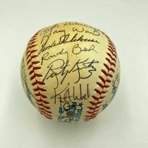 1983. Tim Minnesota Twins potpisao je službeni bejzbol američke lige - Autografirani bejzbols