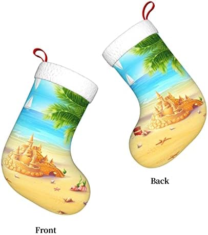 Psvod pijesak dvorac Nova godina božićni dan ukrasne čarape Viseći božićne čarape