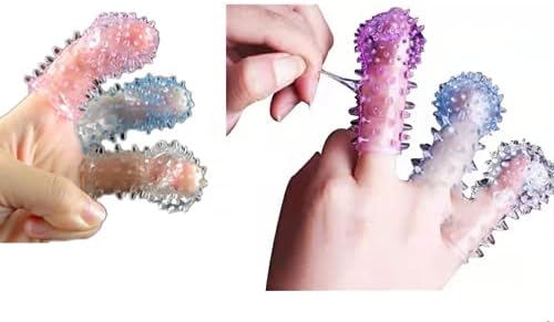6pcs kondom za prste mumbo-mumbo Vagina anus stimulira masturbaciju mumbo-mumbo higijenski poklopac seksualna igračka