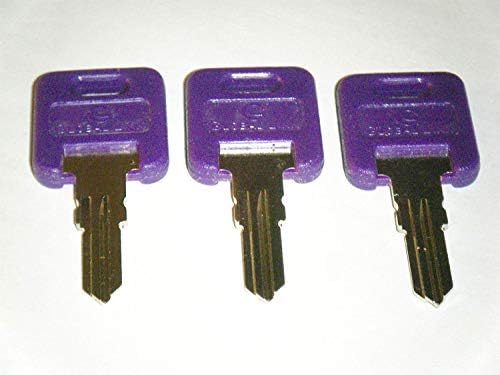 Global Link G356 tipke RVS Motorhome Prikolica Ključ za ključ/zaključavanje broj tri 3 3 ljubičasta RV tipki Globalne zamjenske tipke