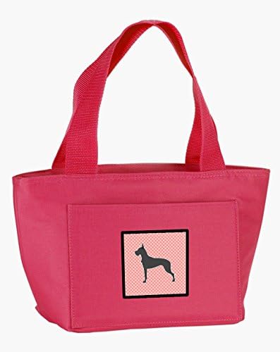 Caroline's Treasures BB3675PK-8808 Pink torba za ланча u kavez od doge, izdvojeni za višekratnu upotrebu ručak-boks za rad u uredu,