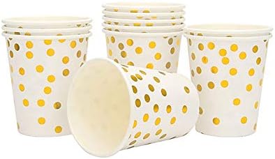 Zlatni papirnati tanjuri za zabavu za jednokratnu upotrebu obroka salveti papir za papir za zabavu