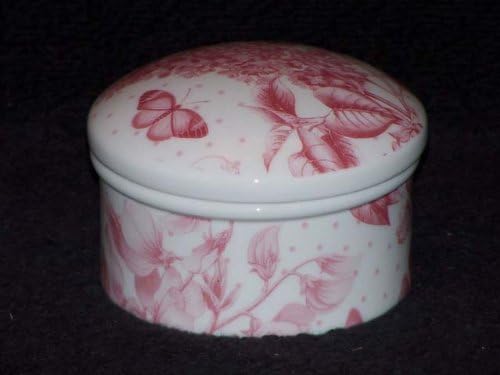 Portmeirion botanička ružičasta okrugla kutija