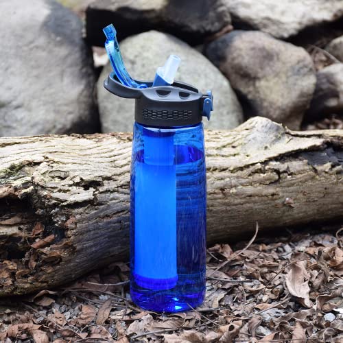 Filtrirana pročišćena boca s vodom, koja se koristi za kampiranje, planinarenje, ruksak i putovanja, BPA besplatno, s četverostupanjskom