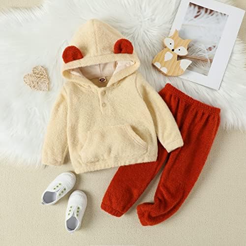 Malini za bebe djevojčice odjeća Dugi rukavi džemper 3D medvjediće hlače djevojke jesen zimska jakna odjeća odjeća set