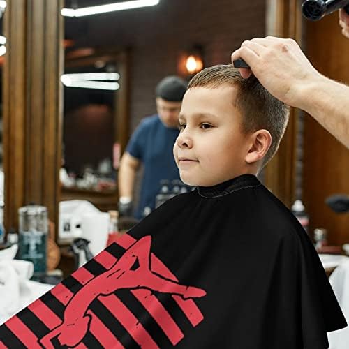 Američka zastava Frizerski ogrtač, profesionalna pregača za šišanje kose, Slatki ogrtač za šišanje za dječake i djevojčice