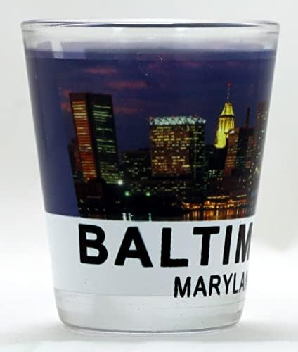 Baltimore, MD, Gradski pejzaž, fotografija u boji u čaši