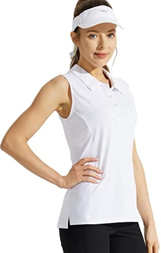 Looleafy ženska košulja bez rukava bez rukava Brzi suhi teniski tenk vrhovi golf polo majice za žene s ovratnikom