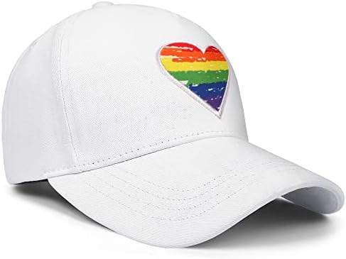 NuyJiMr Rainbow LGBT Pride American Unisex bejzbol kapica Muškarci Podesive sportske kape