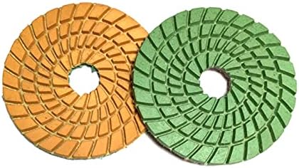 7 komada/lot 3inch mokro fleksibilno poliranje jastučića od 80 mm dijamantni poliranje spiralnog tipa mramorni granitni diskovi za