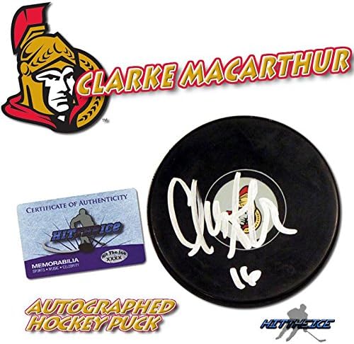 Clark MacArthur potpisao je ottava Senators s autogramom koa-NHL-ove lopte.