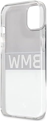 CG Mobile BMW Telefonska futrola za iPhone 13 Pro Max u bistrim crno/siva, anti-ogrebotina, udobna i izdržljiva tvrda futrola s jednostavnim