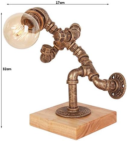 Gucoc moderna industrijska ukrasna stolna svjetiljka American Retro Učvršćeni učvršćivanje od kovanog željeza E27 Edison Steampunk