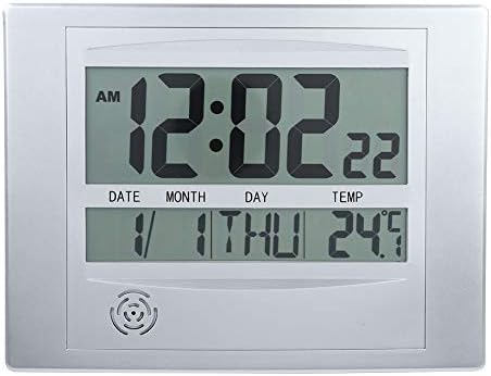 Digitalni sat s temperaturom, s elektroničkim s funkcijom podsjetnika za rođendan Digitalni sat, za unutarnju kuću, uredski stariji