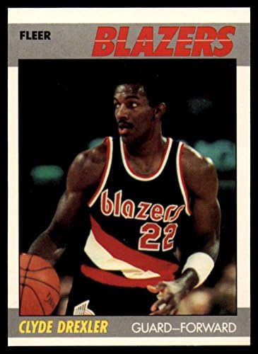 1987-88 Fleer 30 Clyde Drexler Portland Trail Blazers NBA košarkaška karta