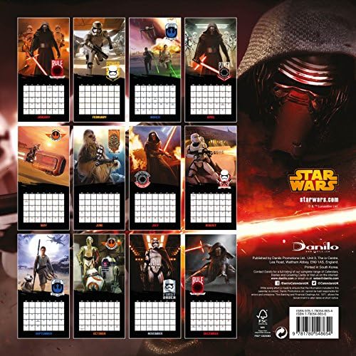Službeni Star Wars Epizoda 7 Film Square Kalendar