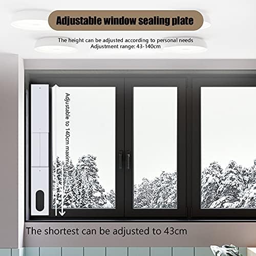 Prikladni klima uređaj za prozor s podesivim prozornim brtvama za izmjeničnu jedinicu, klizni klima uređaj za odzračivač za ispušno