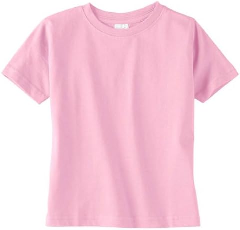Majica od mekog pletiva s rebrastim vratom za malu djecu od zečje kože, ružičasta, 3 T