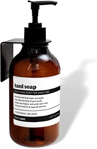 Maisosonov šampon za dozator za tuš zid 1 komora, držač sapuna za zid za tuširanje, samoljepljivi držač za zube na zidu,
