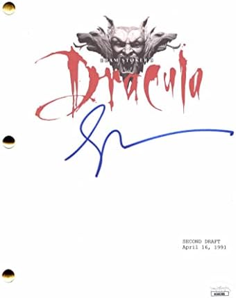 Gary Oldman potpisao je Autogram Brama Strokerova scenarija Dracula Full Film W/ James Spence Autentifikacija JSA Coa - režija Francis