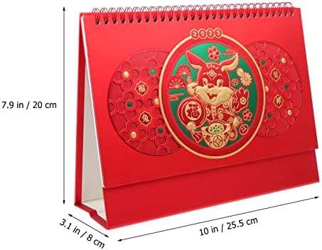 Kalendar stola u kineskom stilu ipetboom 2023 godina kalendar ukras višefunkcionalnog kalendara kalendara dekor