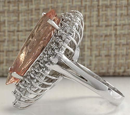 925 elegantni ženski muški srebrni prsten s Morganitom, vjenčani vjenčani prsten, nakit 96-10